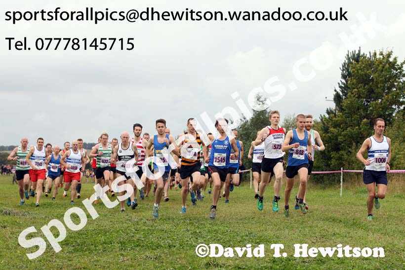 Senior mens Start Fitness North Eastern Harrier League, Tanfield, County Durham. Photo: David T. Hewitson/Sports for All Pics